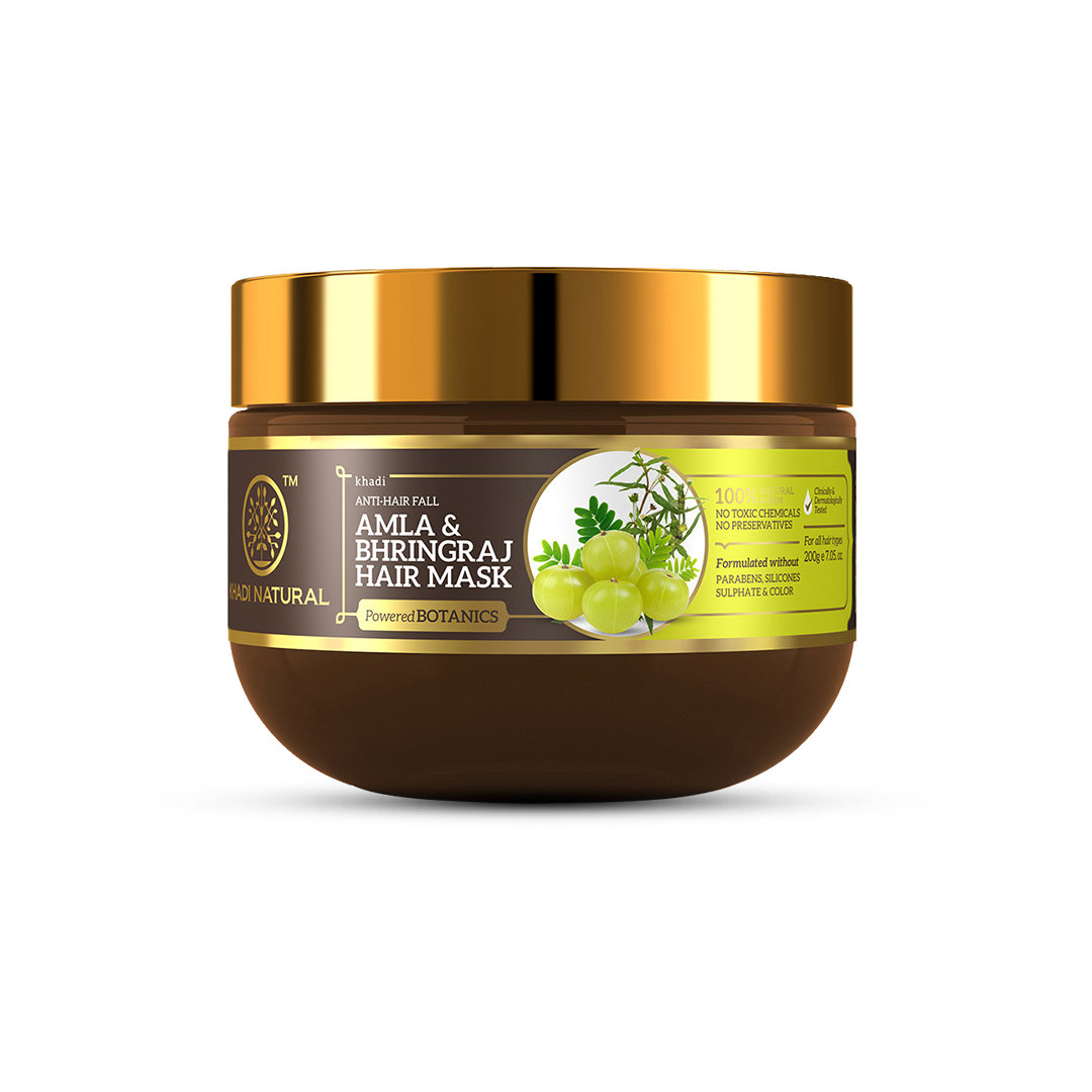 Amla & Bhringraj Hair Mask - SLS, Parabens & Color Free 200gm