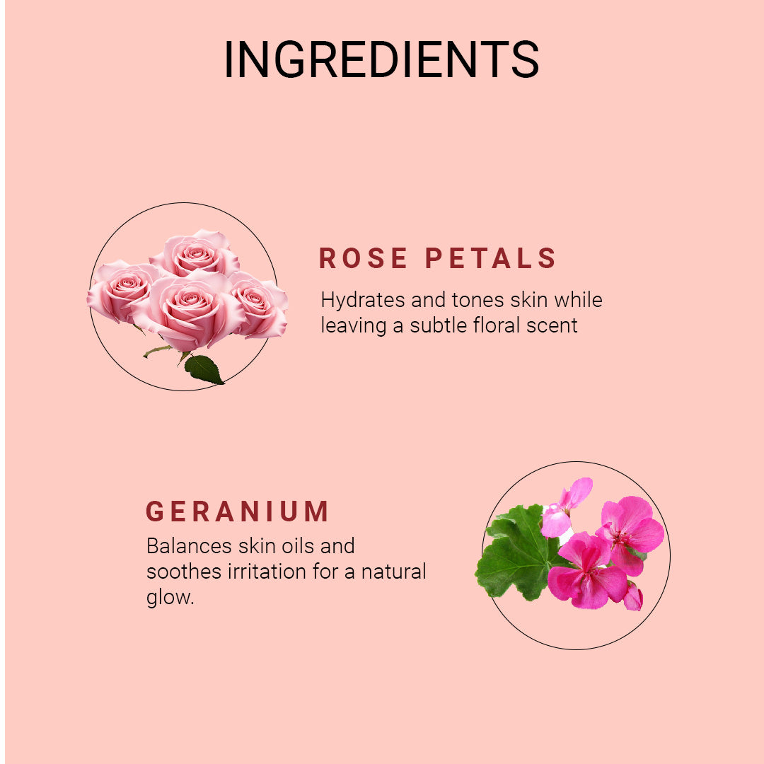 Rose & Geranium with Rose Petals Bath Salt 200gm