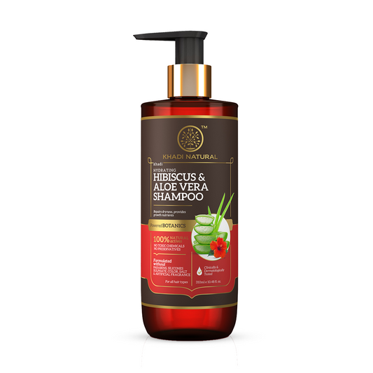 Hibiscus & Aloe Vera Hair Cleanser - Parabens, Silicones, Sulphate, Color, Salt & Artificial Fragrance Free 310ml