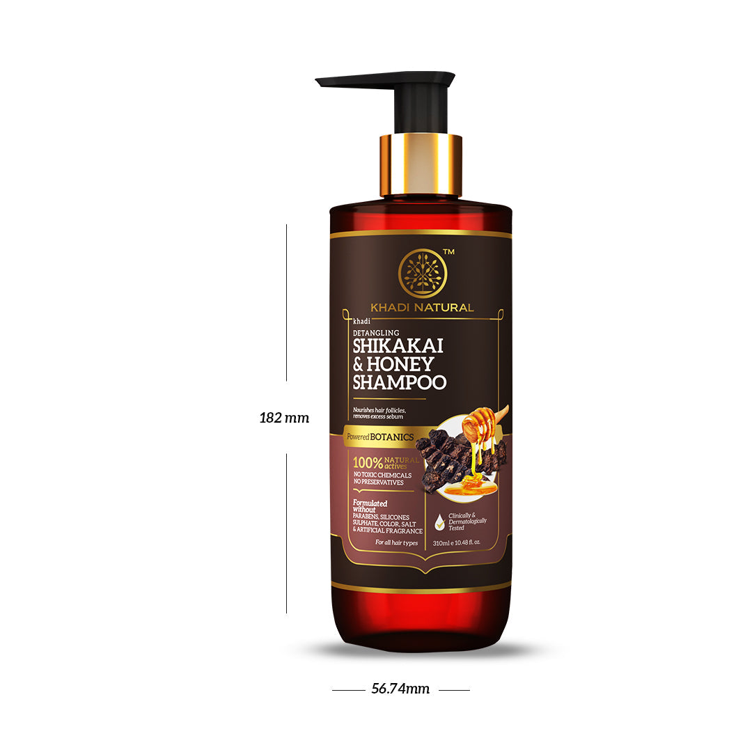 Shikakai & Honey Shampoo - Powered Botanics 310ml