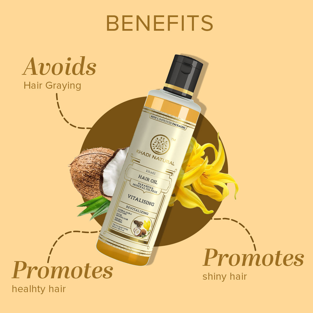 Vitalising Hair Oil Paraben Mineral Free 210ml