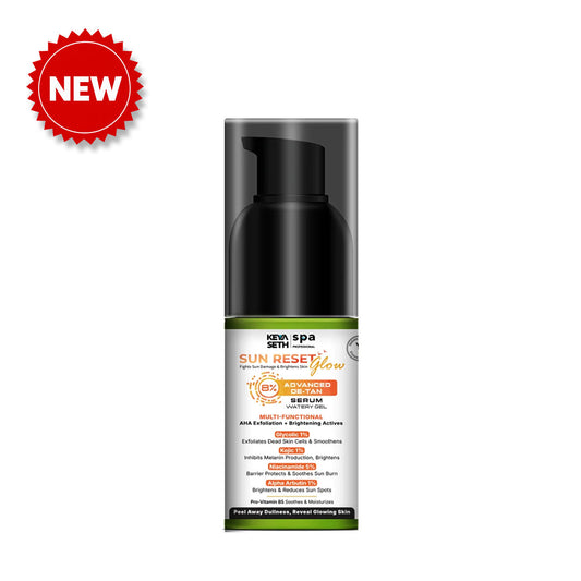 【Keya Seth】 8% Advanced De-Tan Sun Reset Glow Serum Gel｜サンリセット グロウ デタン セラムジェル（グリコール酸 1%・コウジ酸 1%・ナイアシンアミド 5%・アルブチン 1%）｜30ml
