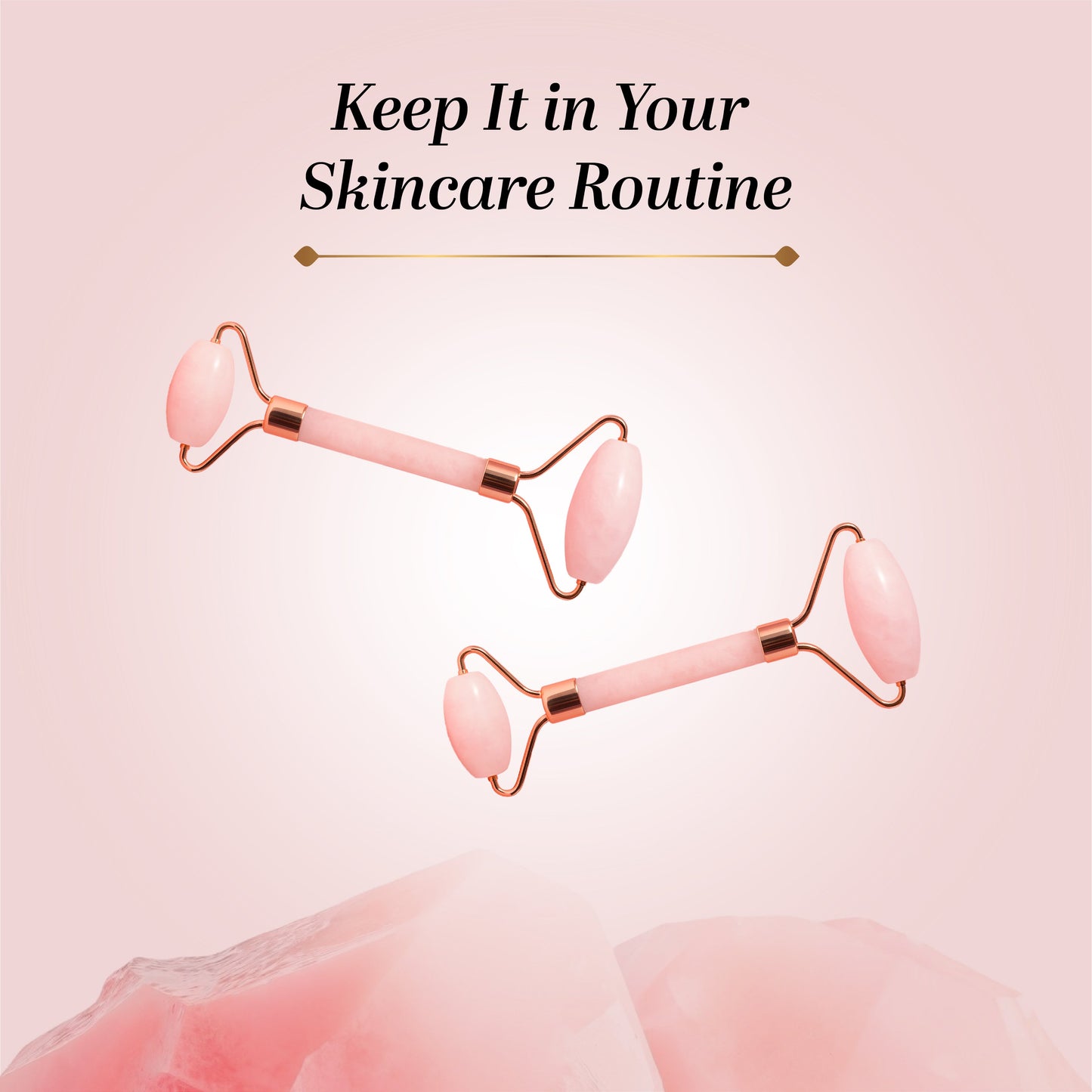 Rose Quartz Facial Roller