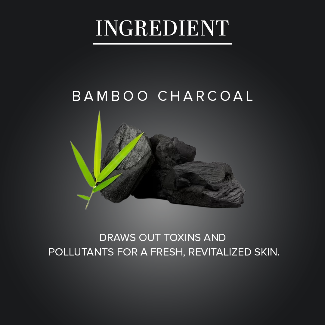 Activated Bamboo Charcoal Foaming Face Wash with In- Built Face Brush 150ml