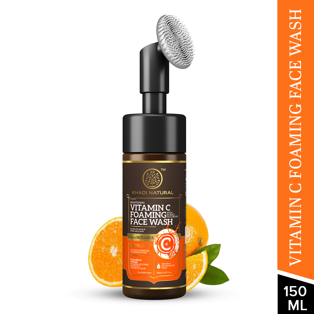 Vitamin C Foaming Face Wash Within - Built Face Brush 150ml