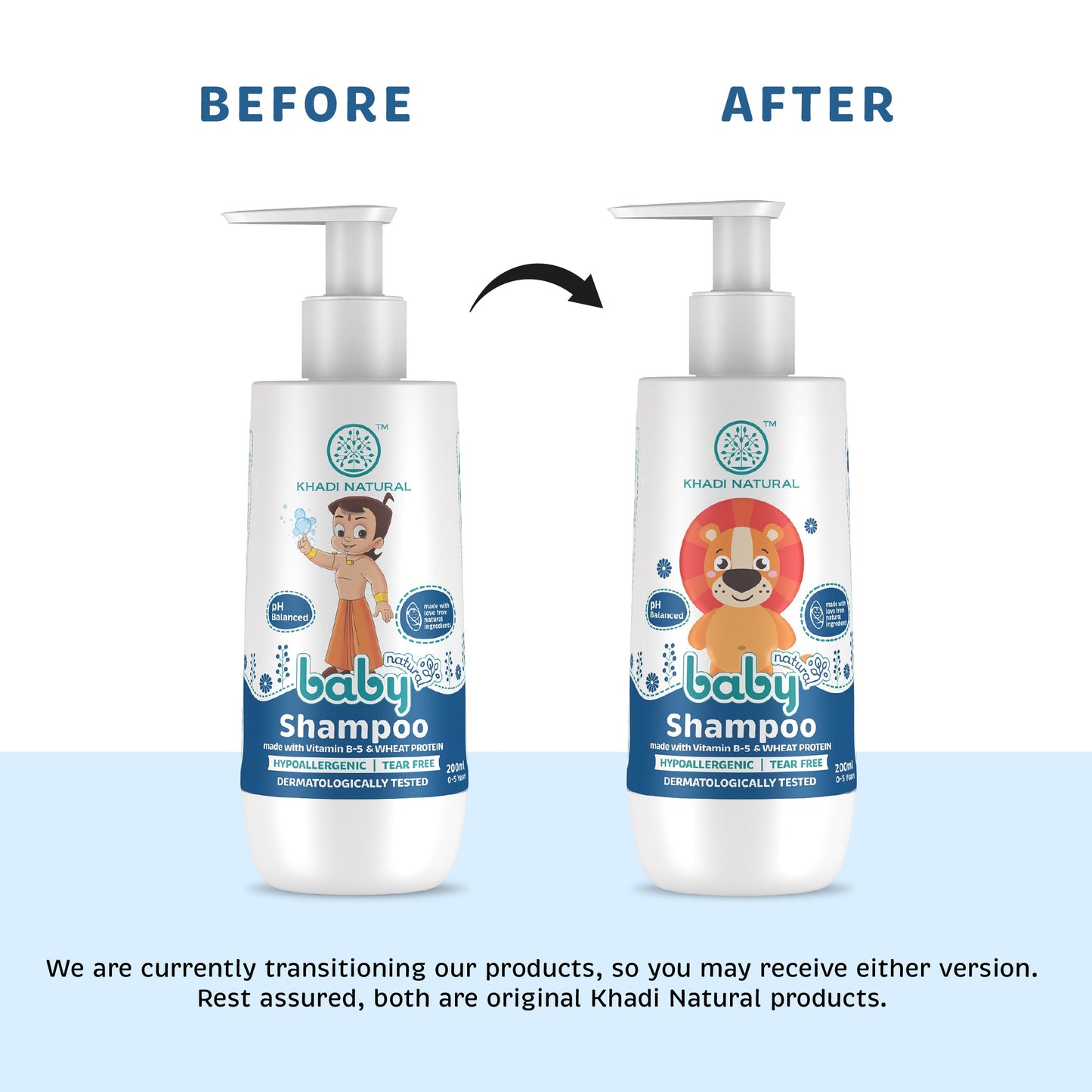 Baby Hair Cleanser Made With Vitamin B-5 and Wheat Protein, Mild Baby Shampoo 200ml