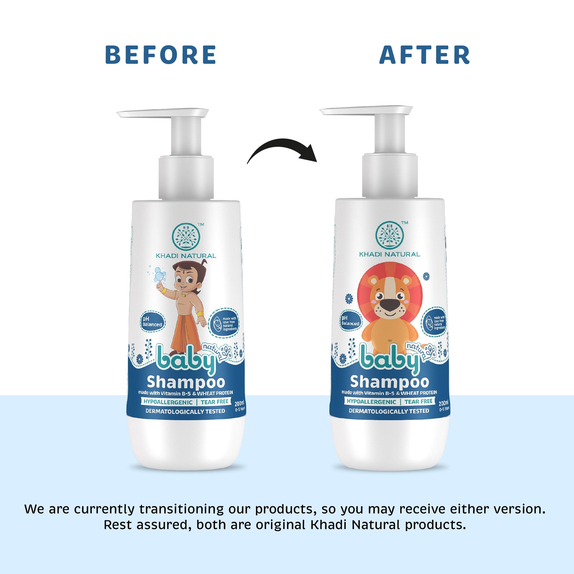 Baby Hair Cleanser Made With Vitamin B-5 and Wheat Protein, Mild Baby Shampoo 200ml