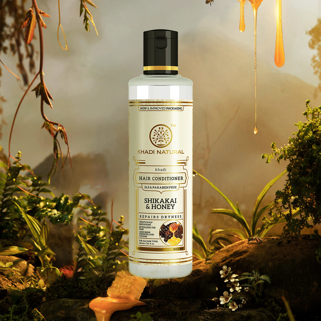 Shikakai & Honey Hair Conditioner SLS Free Combo Pack Of 2 210ml Each