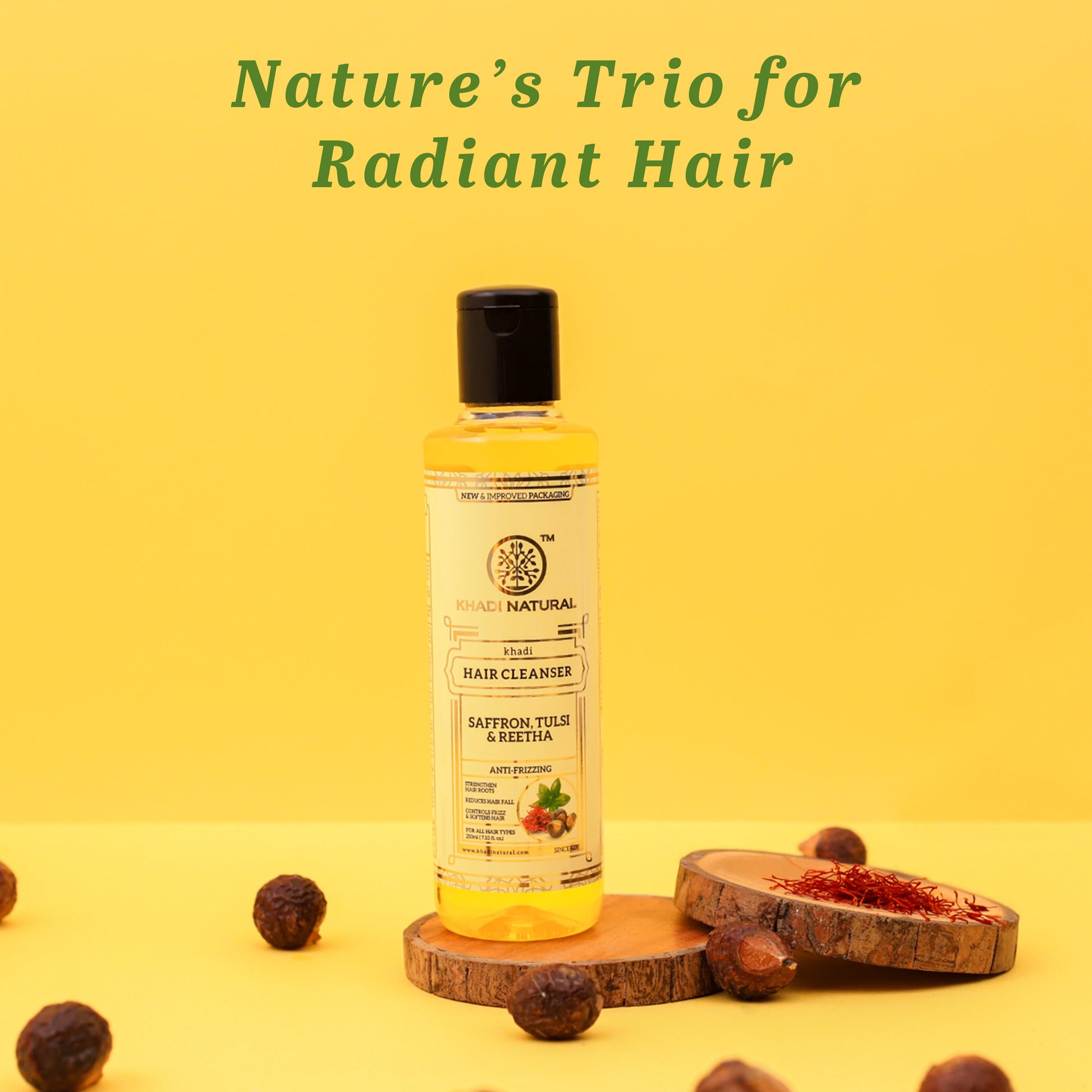 Saffron Tulsi & Reetha Hair Cleanser 210ml