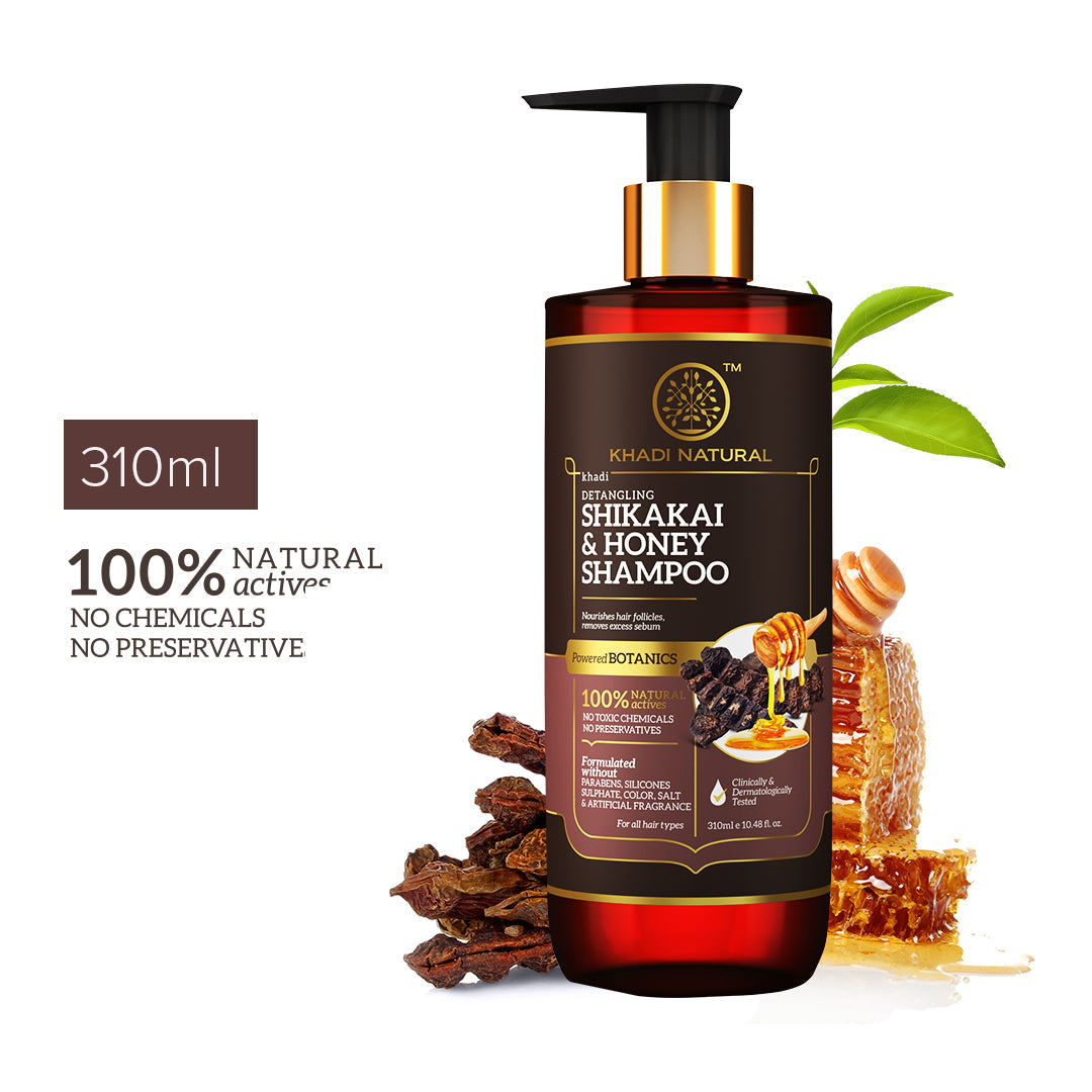 Shikakai & Honey Shampoo - Powered Botanics 310ml