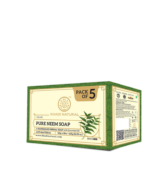 Herbal Pure Neem Soap Combo Pack Of 5 125gm Each