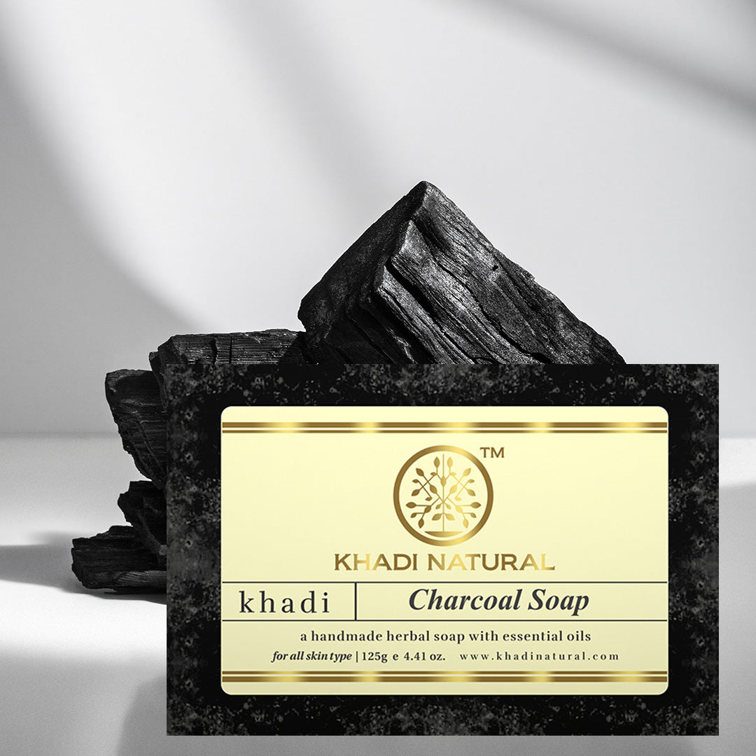 Herbal Charcoal Soap Combo Pack Of 3 125gm Each