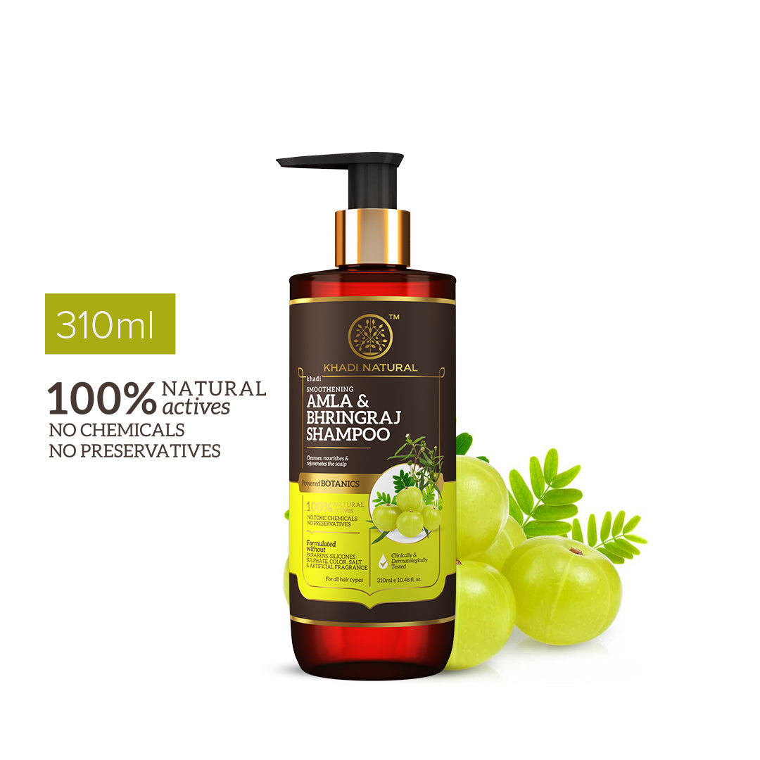 Amla & Bhringraj Hair Cleanser - SLS, Parabens, Color, Salt & Artificial Fragrance Free 310ml
