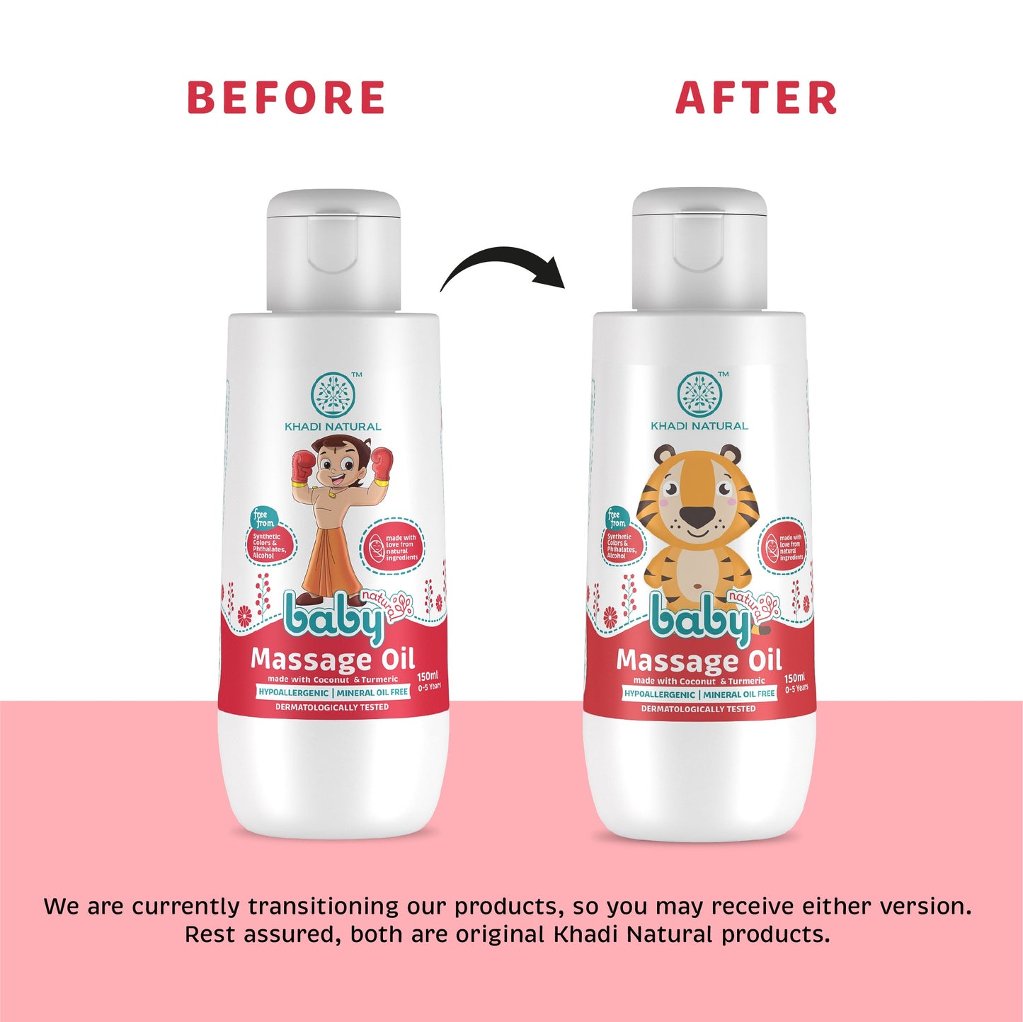 Baby Massage Oil with Coconut and Turmeric for Nourishing Skin 150ml