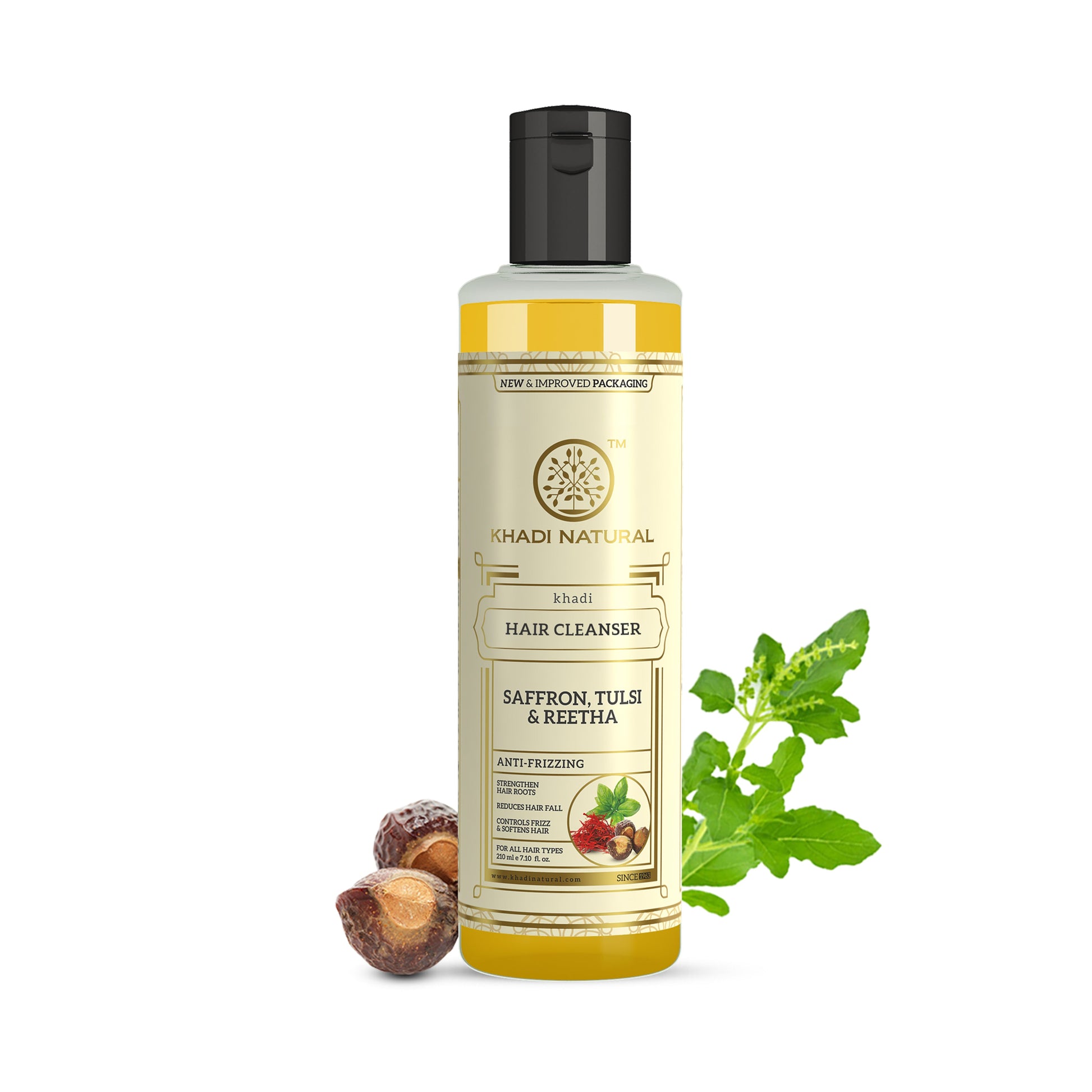 Saffron Tulsi & Reetha Hair Cleanser 210ml