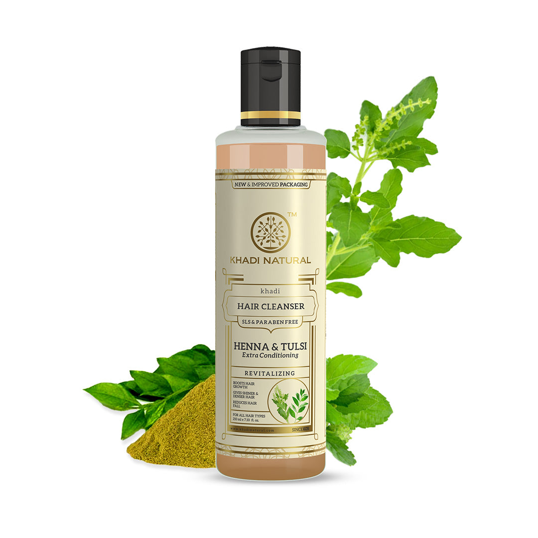 Heena & Tulsi Extra Hair Conditioning Cleanser SLS & Paraben Free 210ml