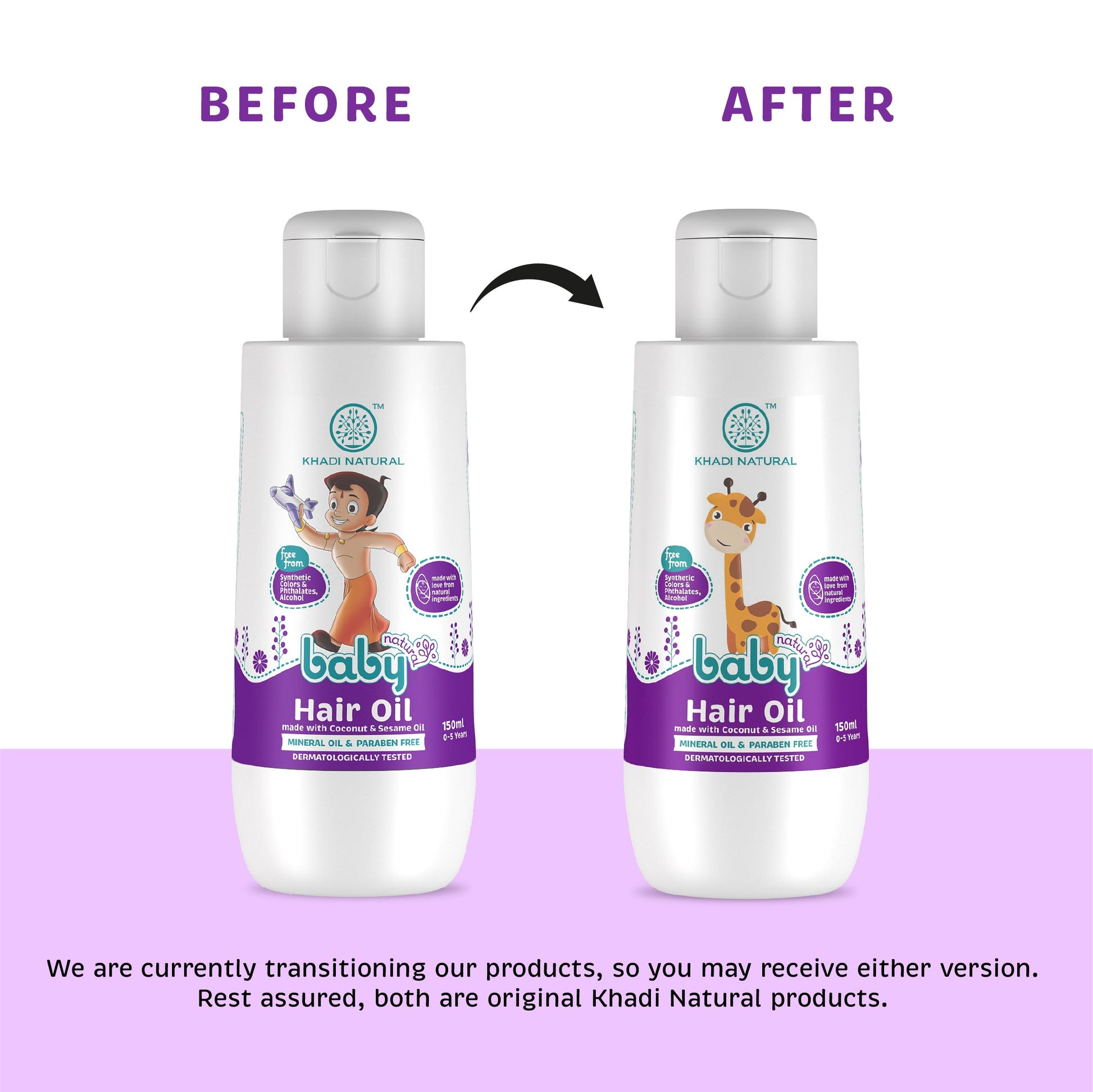 Baby Hair Oil with Coconut and Sesame Oil for Hair Growth 150ml