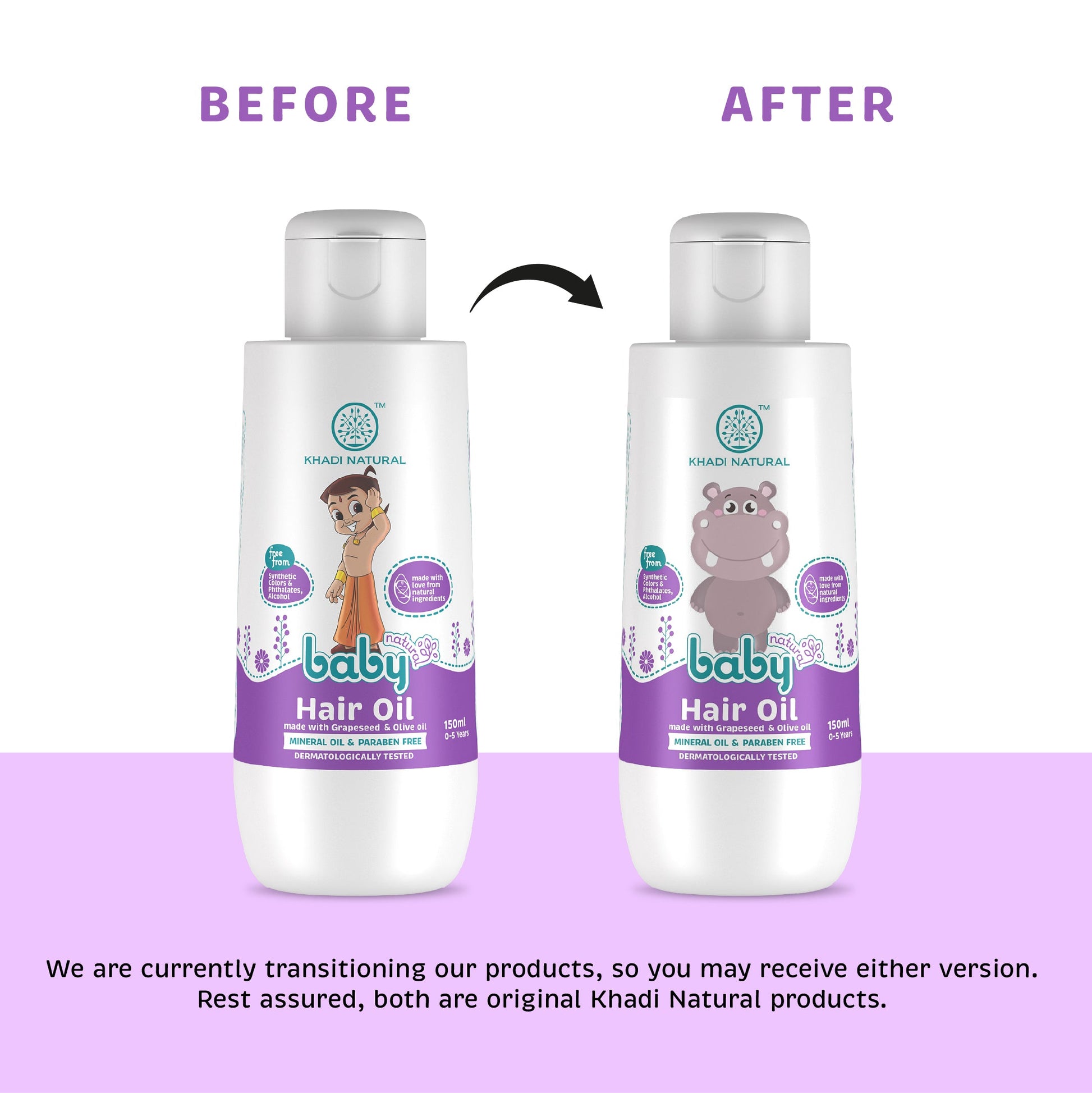 Baby Hair Oil with Grapeseed and Olive - Lightweight and Non-Sticky Formula 150ml