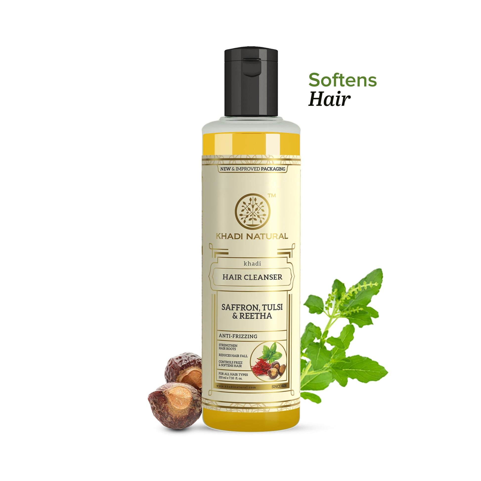 Saffron Tulsi & Reetha Hair Cleanser 210ml