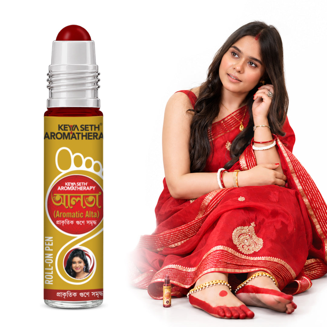 【Keya Seth】 100% Natural Aromatic Alta Roll-On Pen for Hands & Feet｜アロマティック アルタ ロールオンペン（手足用）｜8ml