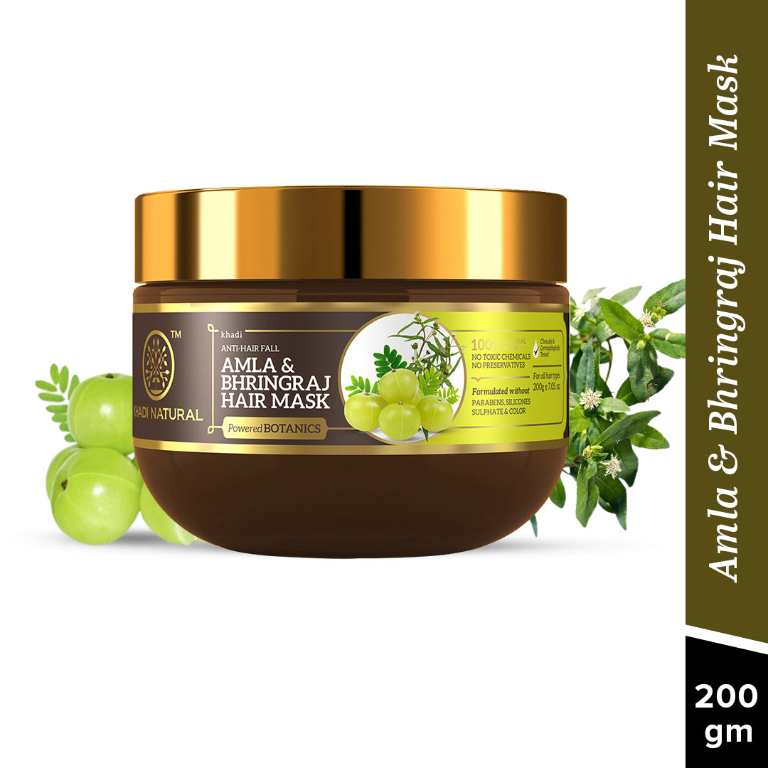 Amla & Bhringraj Hair Mask - SLS, Parabens & Color Free 200gm