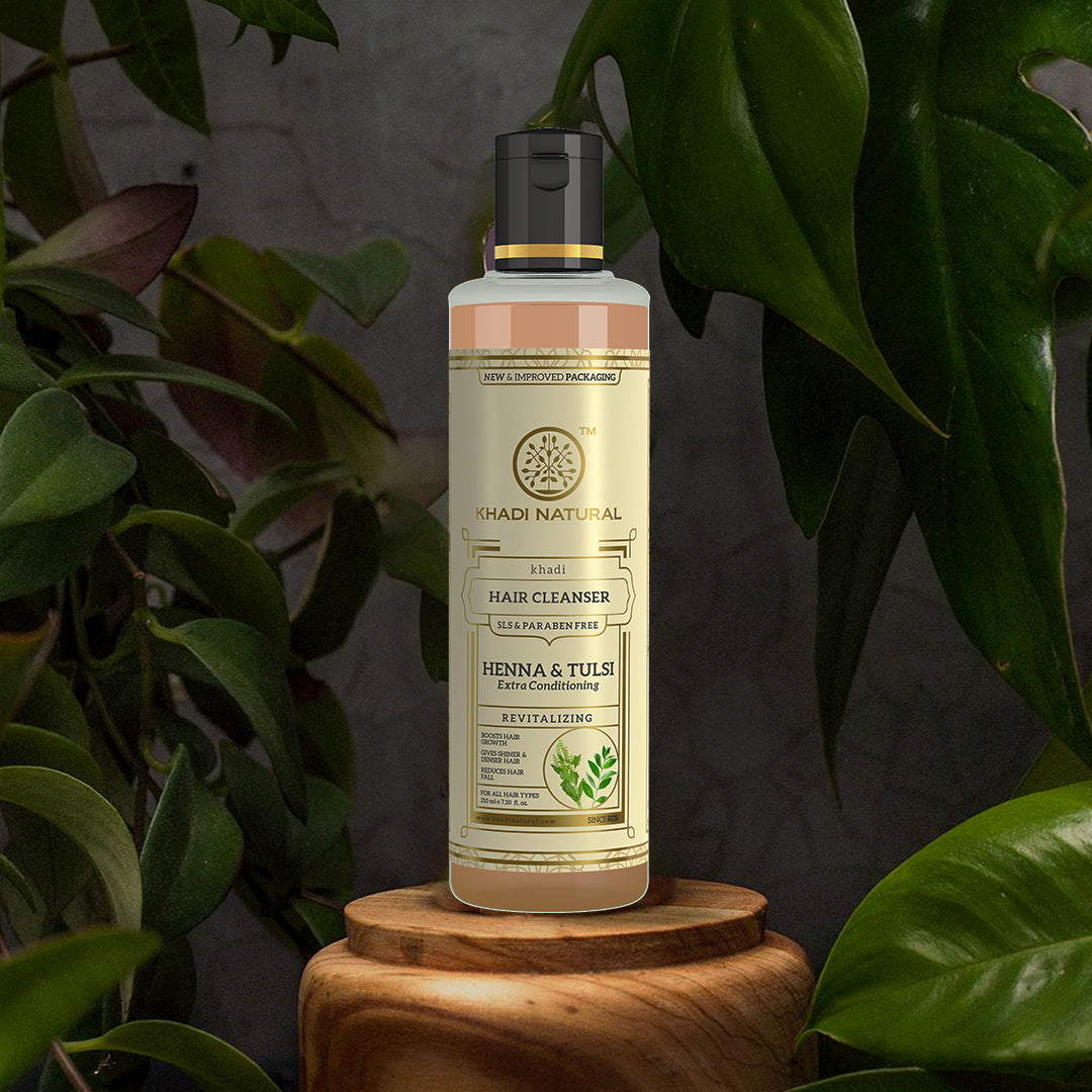 Heena & Tulsi Extra Hair Conditioning Cleanser SLS & Paraben Free 210ml