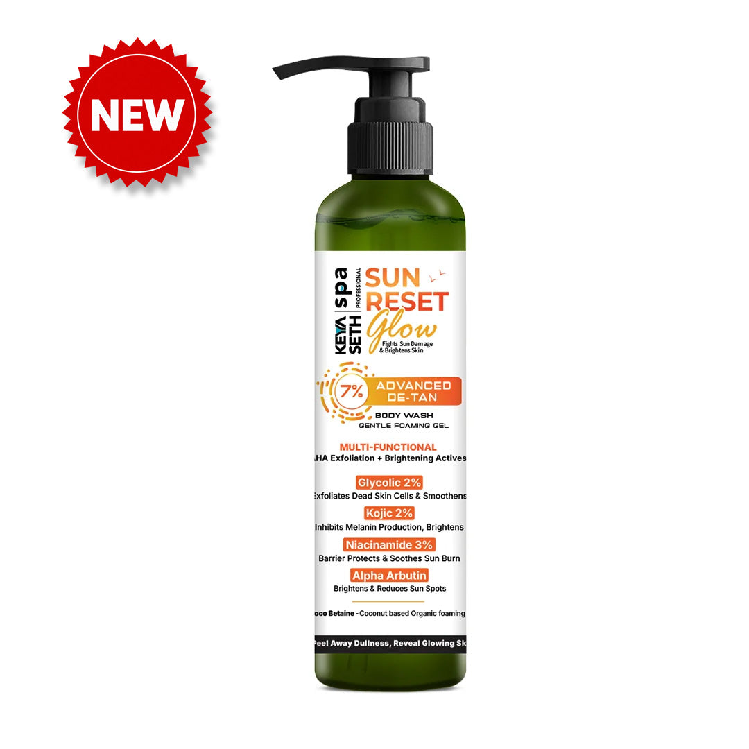 【Keya Seth】 Sun Reset Glow 7% Advanced De-Tan Foaming Body Wash Gel｜サンリセットグロウ 7% デタン フォーミング ボディウォッシュジェル｜200ml