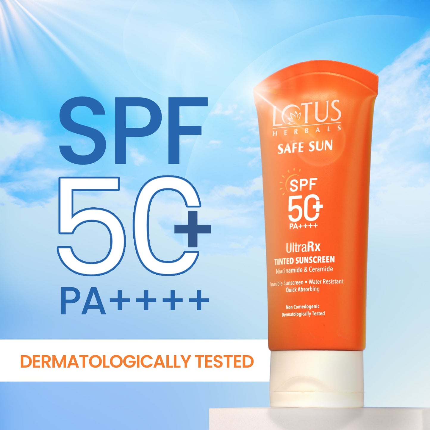 Safe Sun UltraRx Tinted Sunscreen SPF 50+ S1-50g