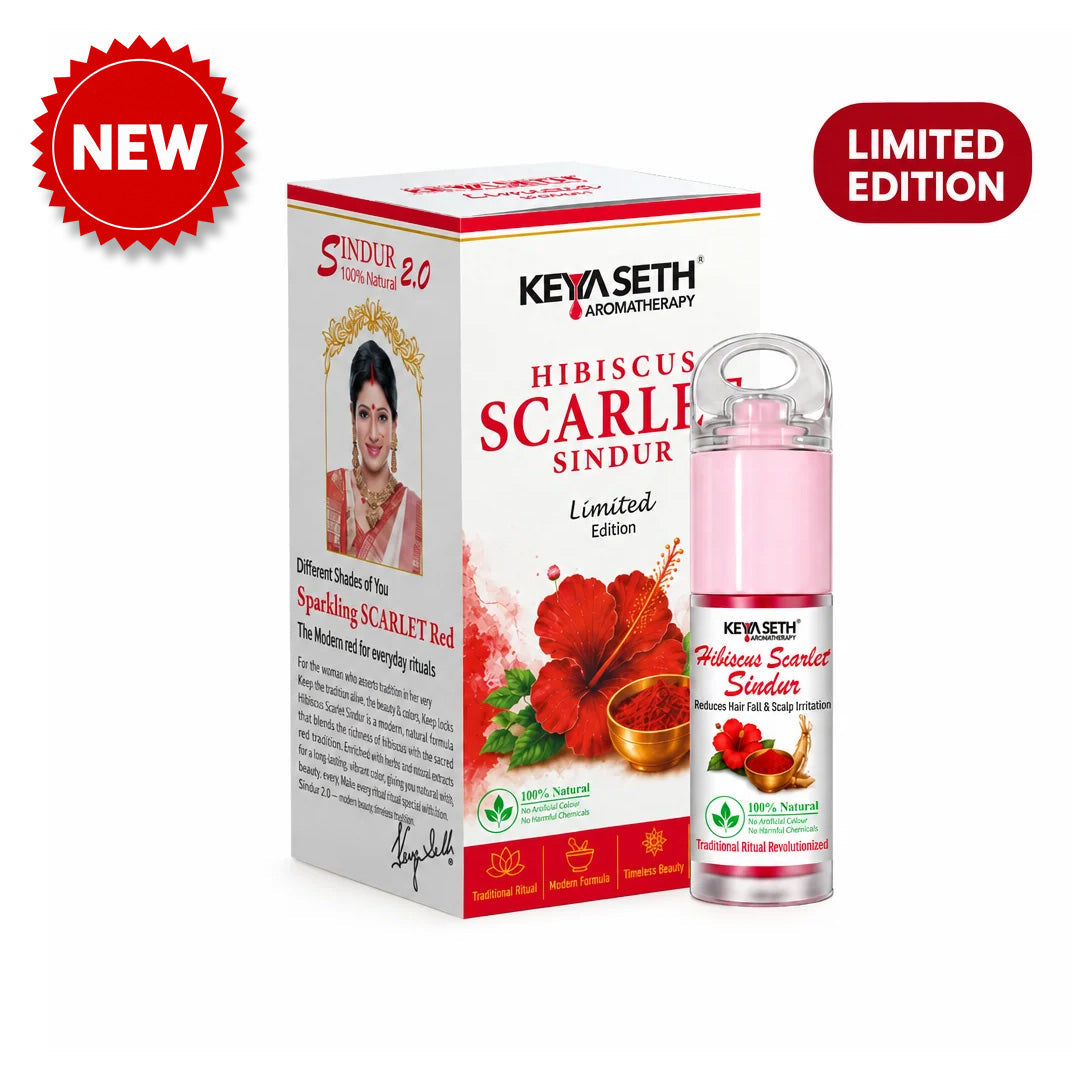 【Keya Seth】 Limited Edition Hibiscus Scarlet Red Liquid Sindur｜ハイビスカス スカーレットレッド リキッド シンドゥール｜4ml