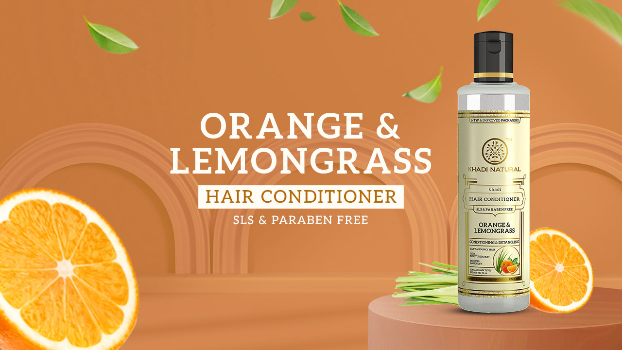 Herbal Orange Lemongrass Hair Conditioner- SLS & Paraben Free 210ml
