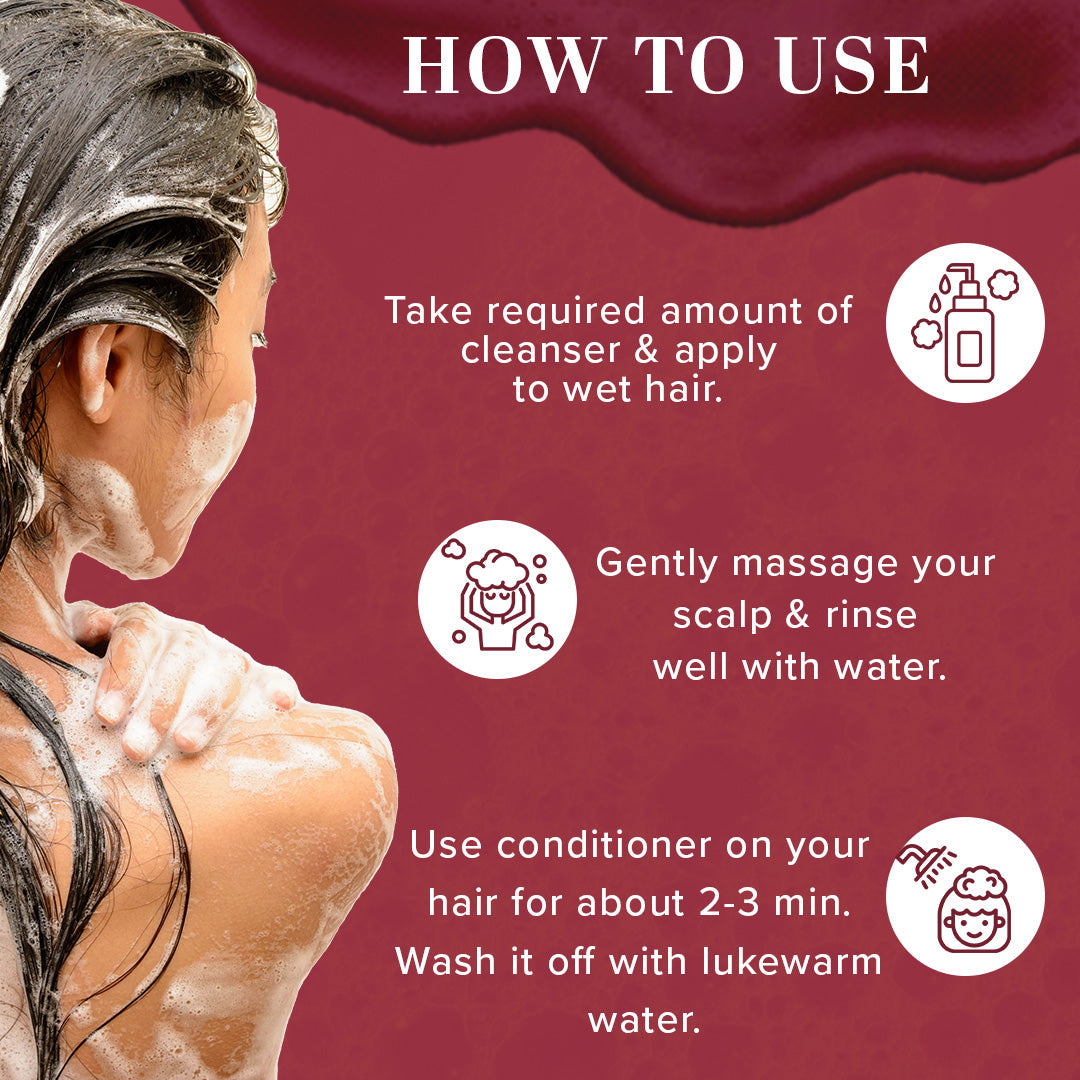 Heena & Tulsi Extra Hair Conditioning Cleanser SLS & Paraben Free 210ml