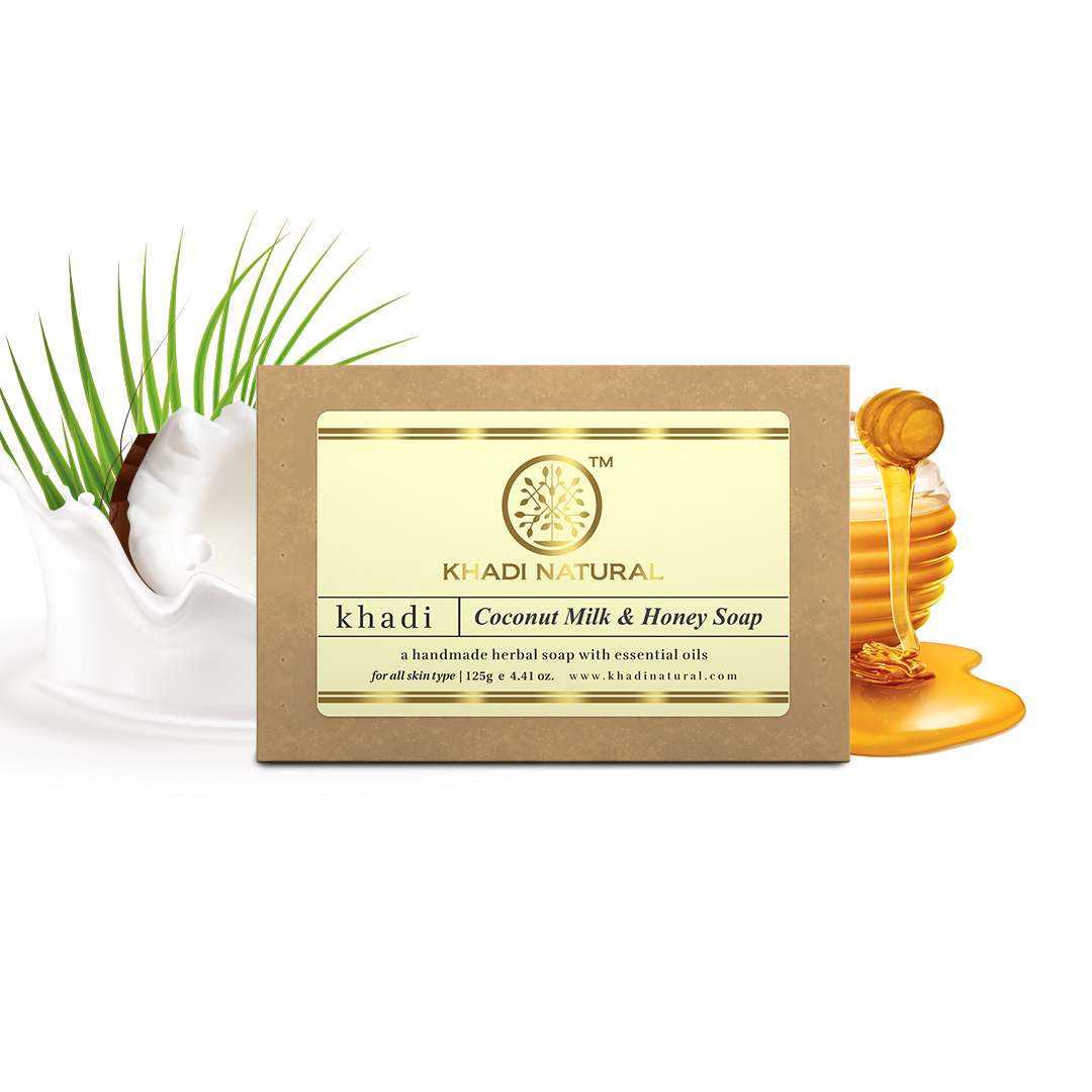 Herbal Coconut Milk & Honey Soap Combo Pack Of 3 125gm Each