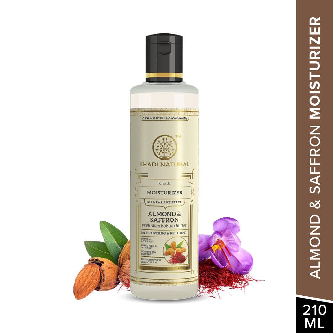 Almond & Saffron Moisturizer- SLS &  Paraben Free 210gm