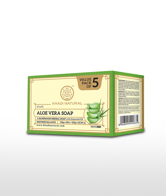 Aloe Vera Soap Combo Pack Of 5 125gm Each