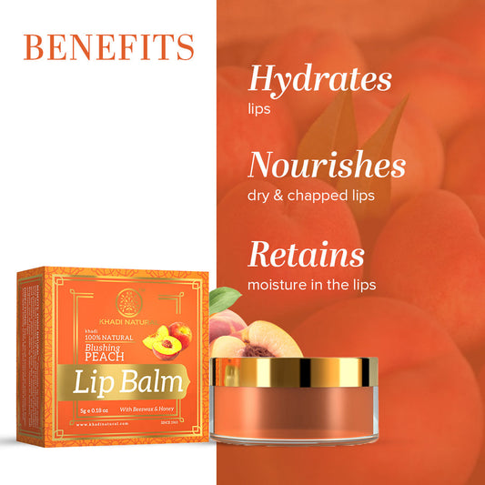 Peach Lip Balm 5gm
