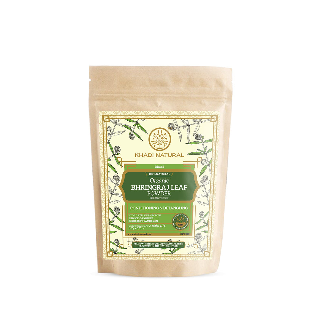 Organic Bhringraj Leaf Powder For Hair - 100% Natural 100gm