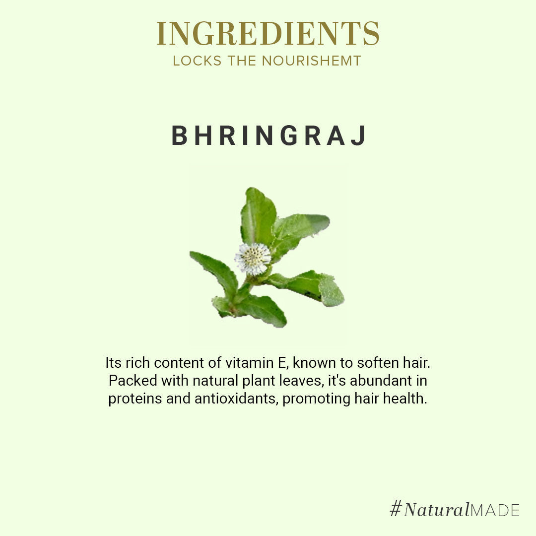 Organic Bhringraj Leaf Powder For Hair - 100% Natural 100gm
