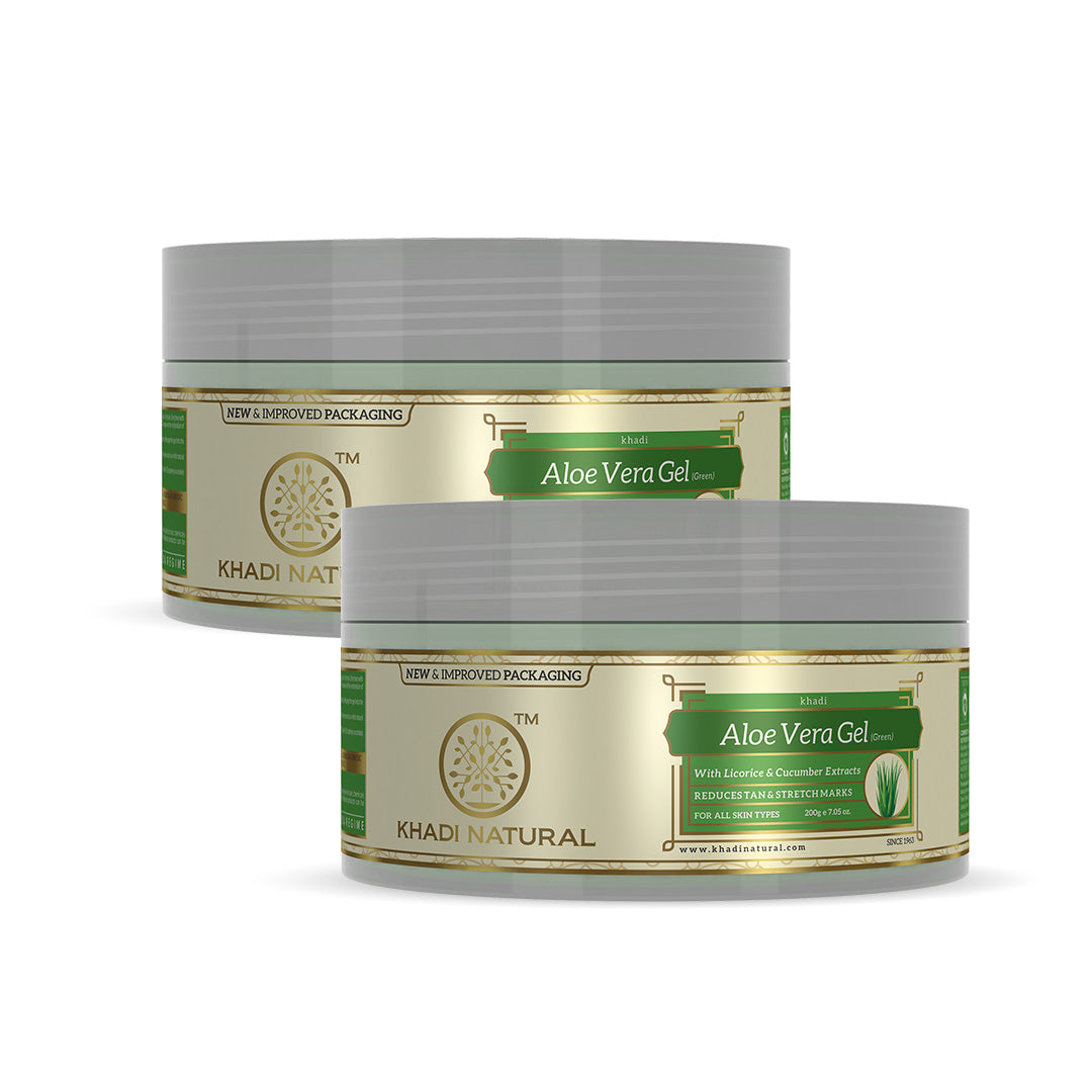 Aloe vera - green gel Combo Pack Of 2 100gm Each