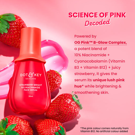 Strawberry Bright 10% Niacinamide Face Serum 30ml
