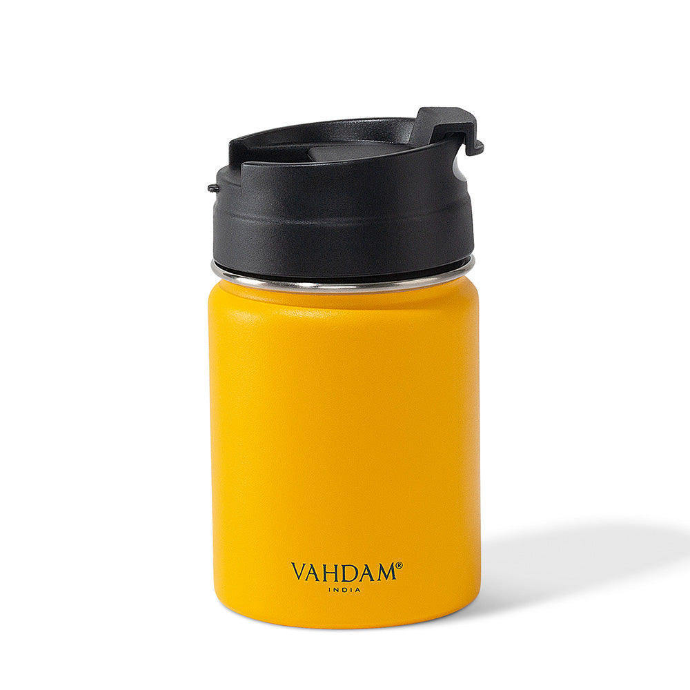 Vitality Flip Bottle Insulated Yellow