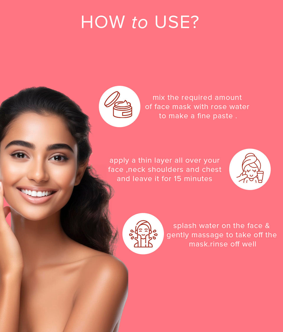 Rose Face Mask 50gm