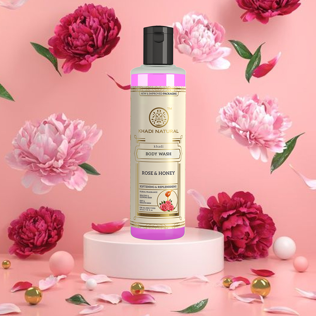 Rose & Honey Body Wash 210ml