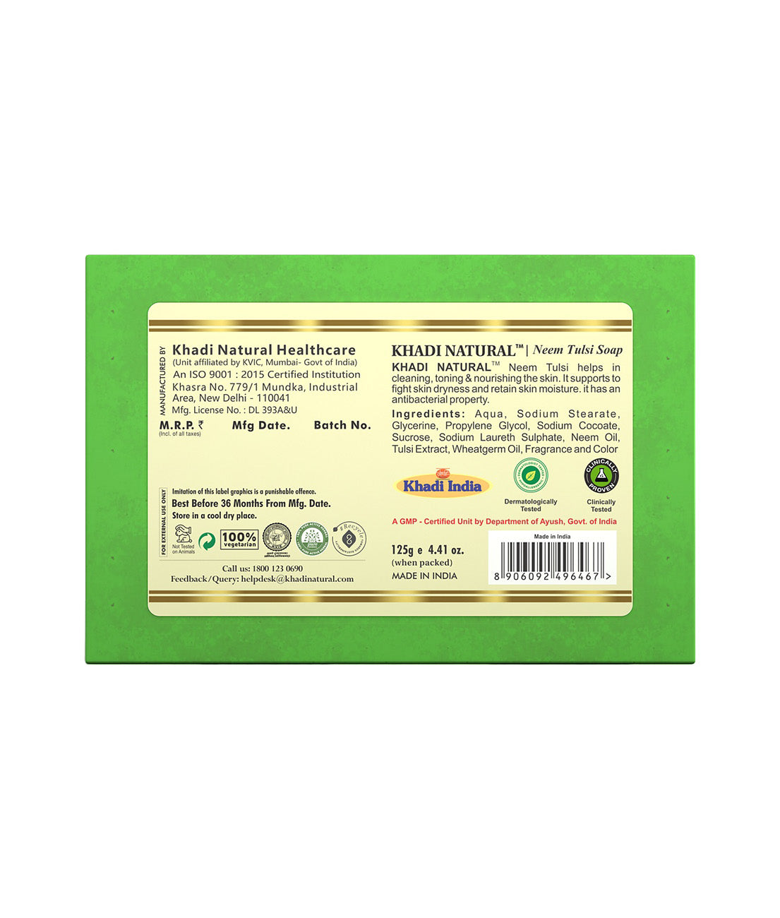 Neem - Tulsi Soap 125gm