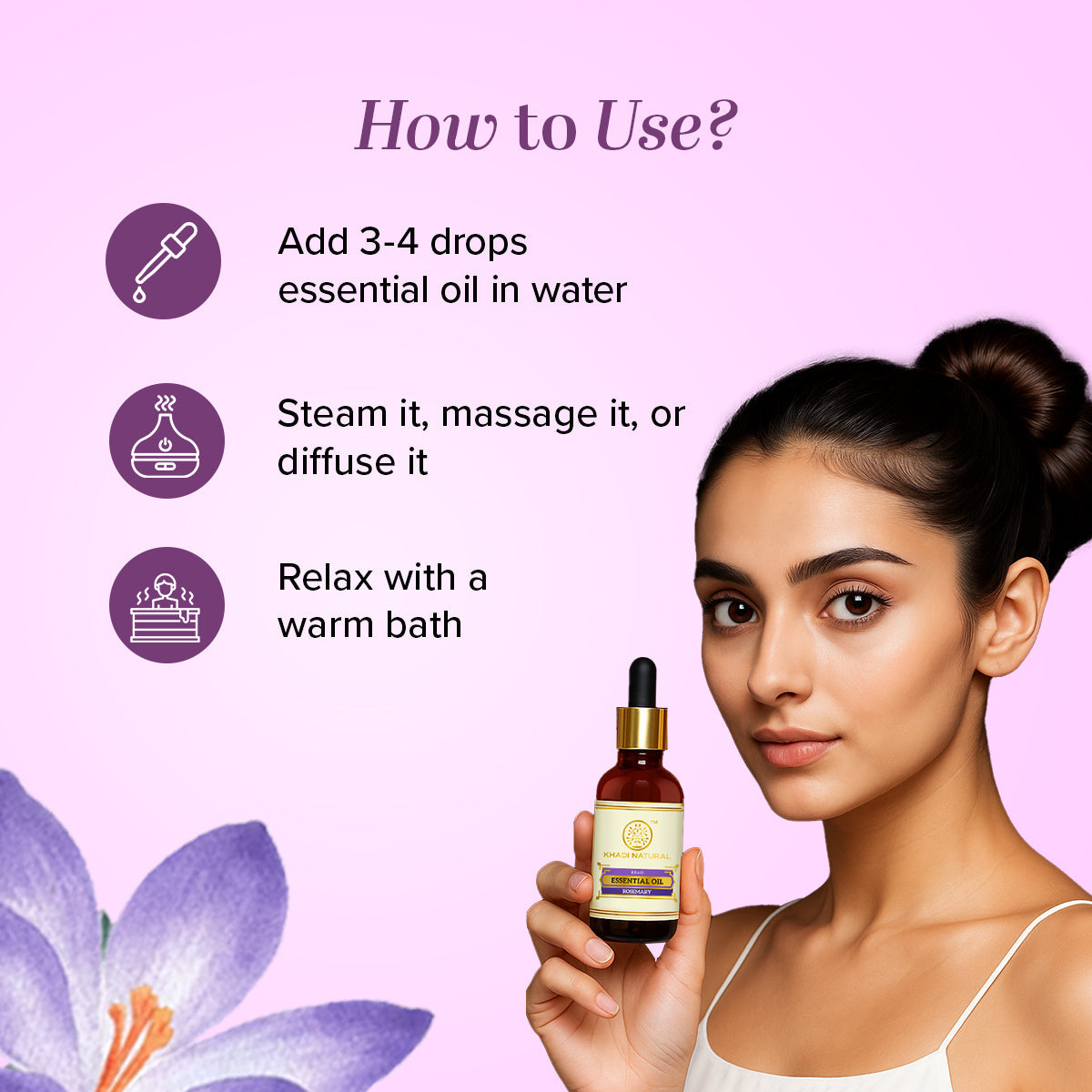 Herbal Rosemary Essential Oil 15ml