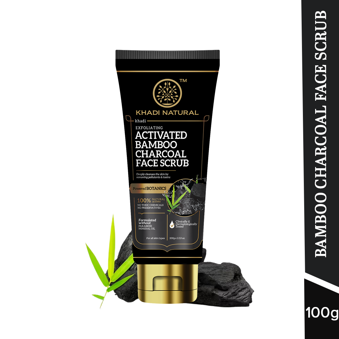Activated Bamboo Charcoal Face Scrub 100gm