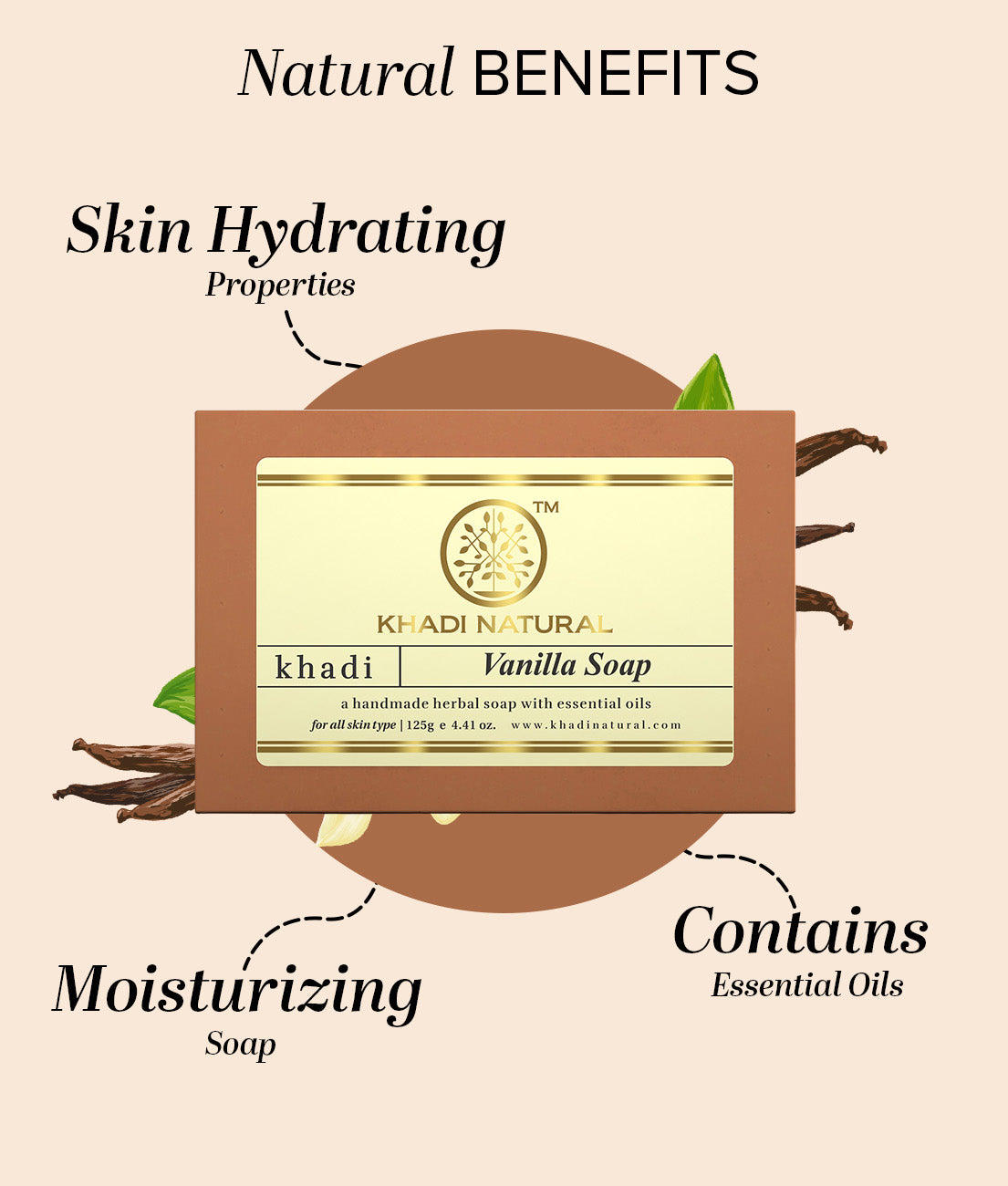 Vanilla Soap 125gm