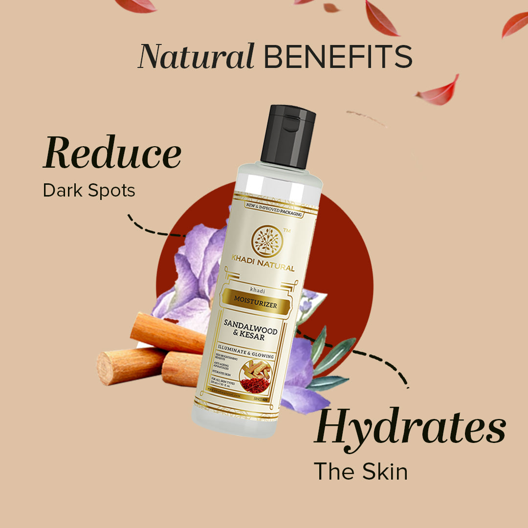 Sandalwood & Kesar Moisturizer Combo Pack of 2 210ml Each