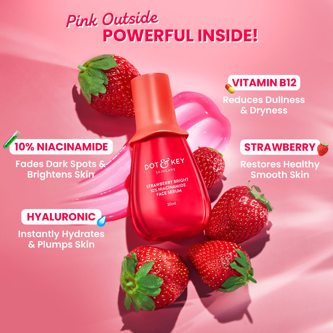 Strawberry Bright 10% Niacinamide Face Serum 30ml