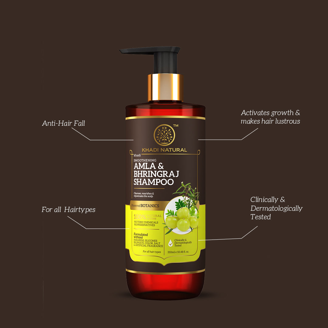 Amla & Bhringraj Hair Cleanser - SLS, Parabens, Color, Salt & Artificial Fragrance Free 310ml