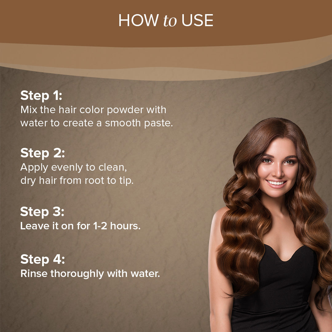 Herbal Hair Colour Light Brown 150gm